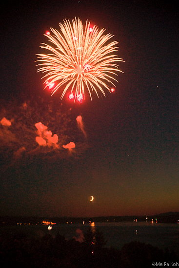 Learn how to photograph fireworks with before and after examples on fioria.us