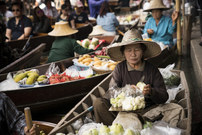 Floating market in Bangkok, Thailand, Photography Workshop and tour in Thailand with Me Ra Koh