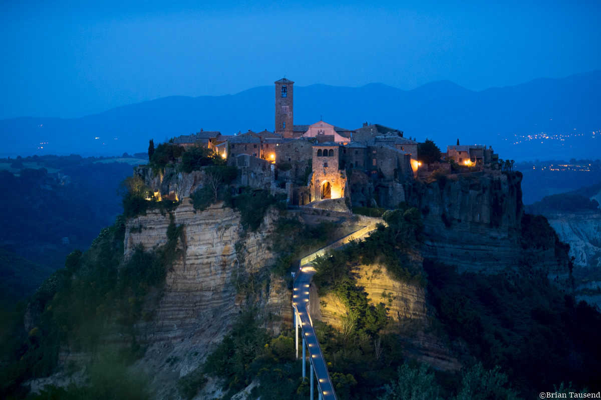 Love this shot of a medieval village in Italy at night by Me Ra Koh's husband, Brian Tausend!
