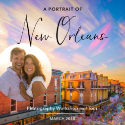Join Me Ra Koh and her (hilarious husband) Brian Tausend for a 3-Day Photography Workshop and Tour of New Orleans!