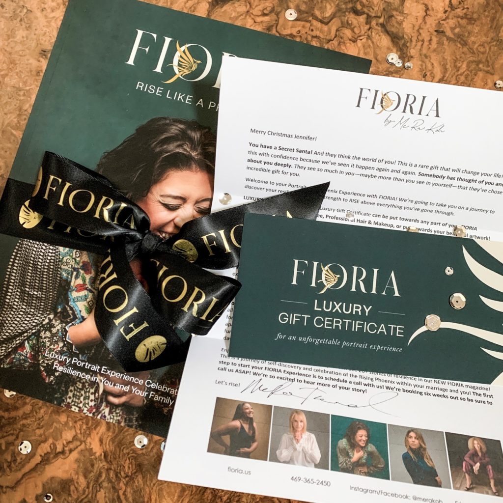 give a life changing experience, FIORIA Gift Cards