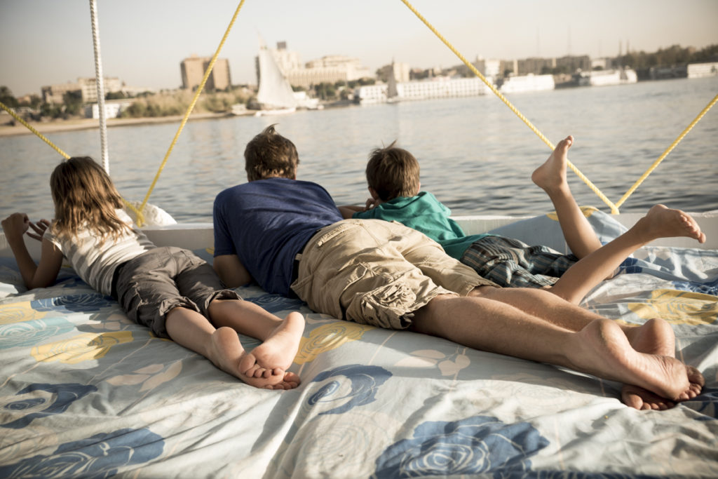 This is my photo essay of sailing Egypt's Nile River with our kids on a traditional Felucca.  We went beyond the pyramids for the most unexpected experience. 