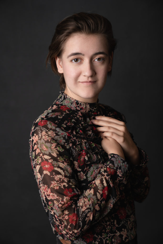 People stop us all over the world and ask her if she is Arya Stark.  What do you think?  Senior Portrait of My Daughter, Me Ra Koh Portraits. 