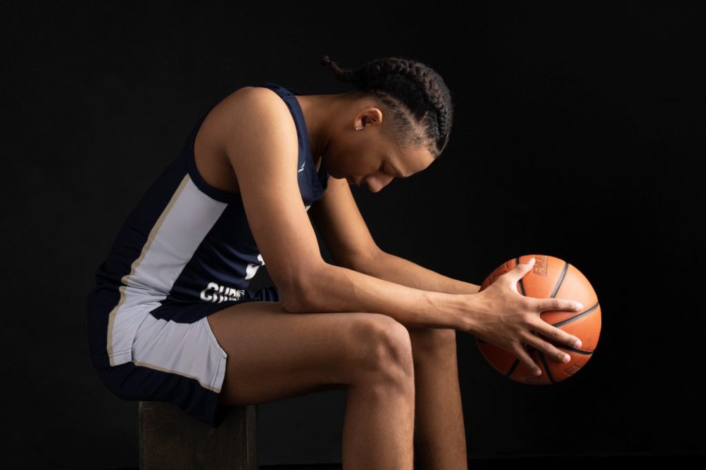 Senior Portraits of a Basketball State Champ who has overcome much. Photo by FIORIA by Me Ra Koh, Sony Artisan.