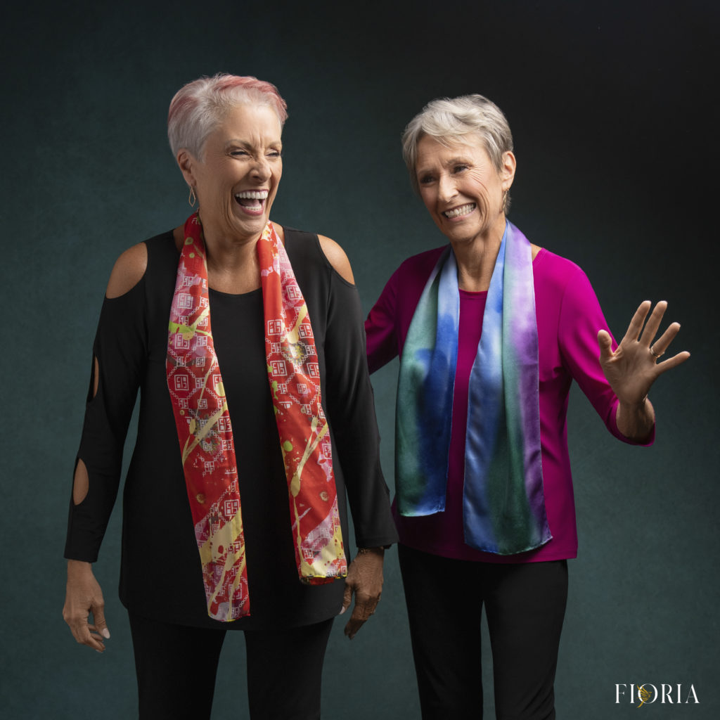 Two beautiful sisters in their 70s, How to Identify Your Legacy by FIORIA, Me Ra Koh, Sony Artisan of Imagery and Disney's Photo Mom