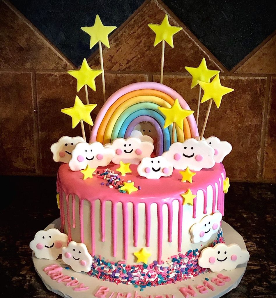 Custom Happy Birthday Cake for Little girl, Cakes by Edith in Dallas, Texas